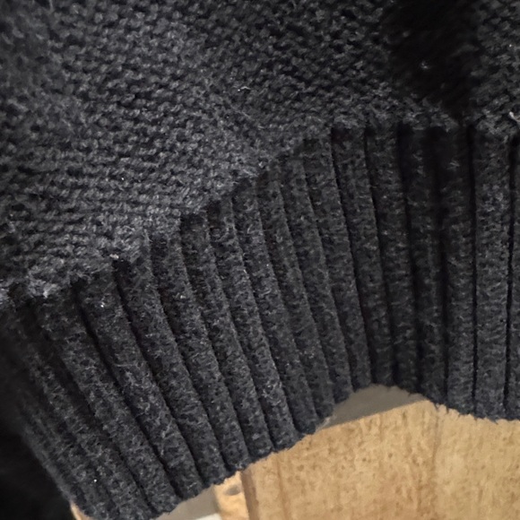 Quince Black Cropped Cardigan xs - Picture 4 of 5